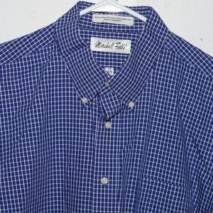 Marshall fields dress mens shirt size 17 J660